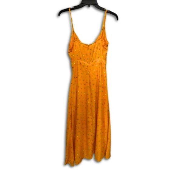 BP Sundress Above Knee Length Zip Closure Spaghetti Strap Floral Orange XXS NWOT - Picture 6 of 10